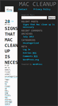 Mobile Screenshot of maccleanup.org